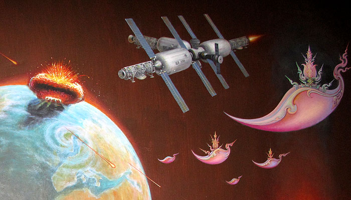 celestial space ships