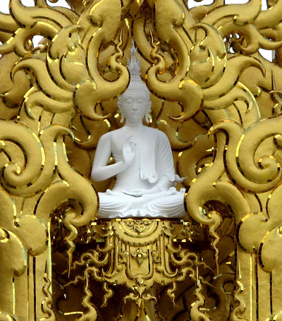 white buddha